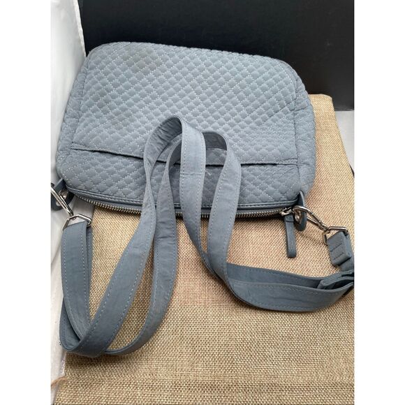 Vera Bradley Set Crossbody Bag and Wallet Gray RFID Adjust Strap - Picture 15 of 16